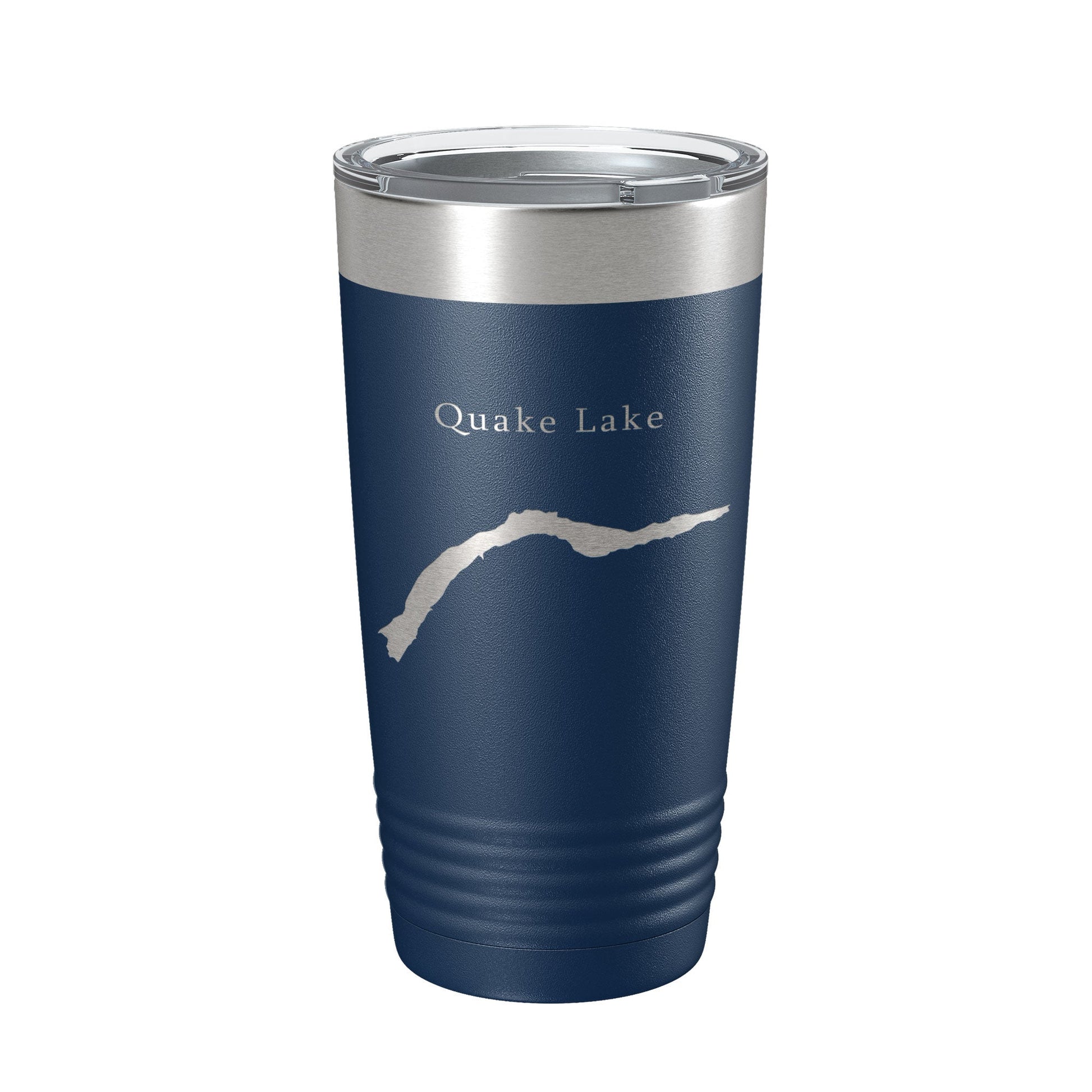 Quake Lake Earthquake Map Tumbler Travel Mug Insulated Laser Engraved Coffee Cup Montana 20 oz-8