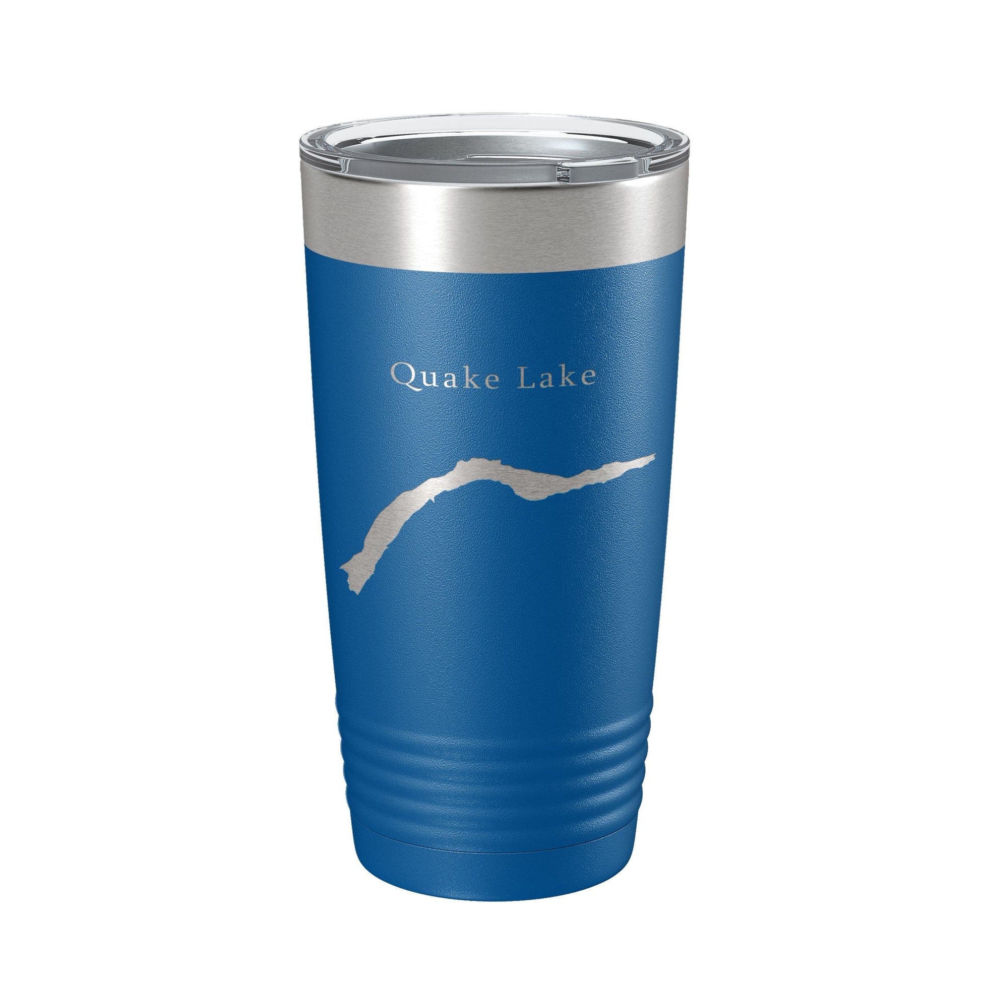 Quake Lake Earthquake Map Tumbler Travel Mug Insulated Laser Engraved Coffee Cup Montana 20 oz-6