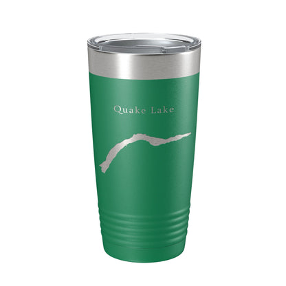 Quake Lake Earthquake Map Tumbler Travel Mug Insulated Laser Engraved Coffee Cup Montana 20 oz-9