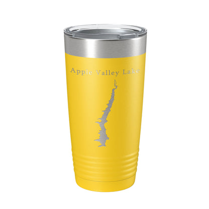 Apple Valley Lake Map Tumbler Travel Mug Insulated Laser Engraved Coffee Cup Ohio 20 oz-19