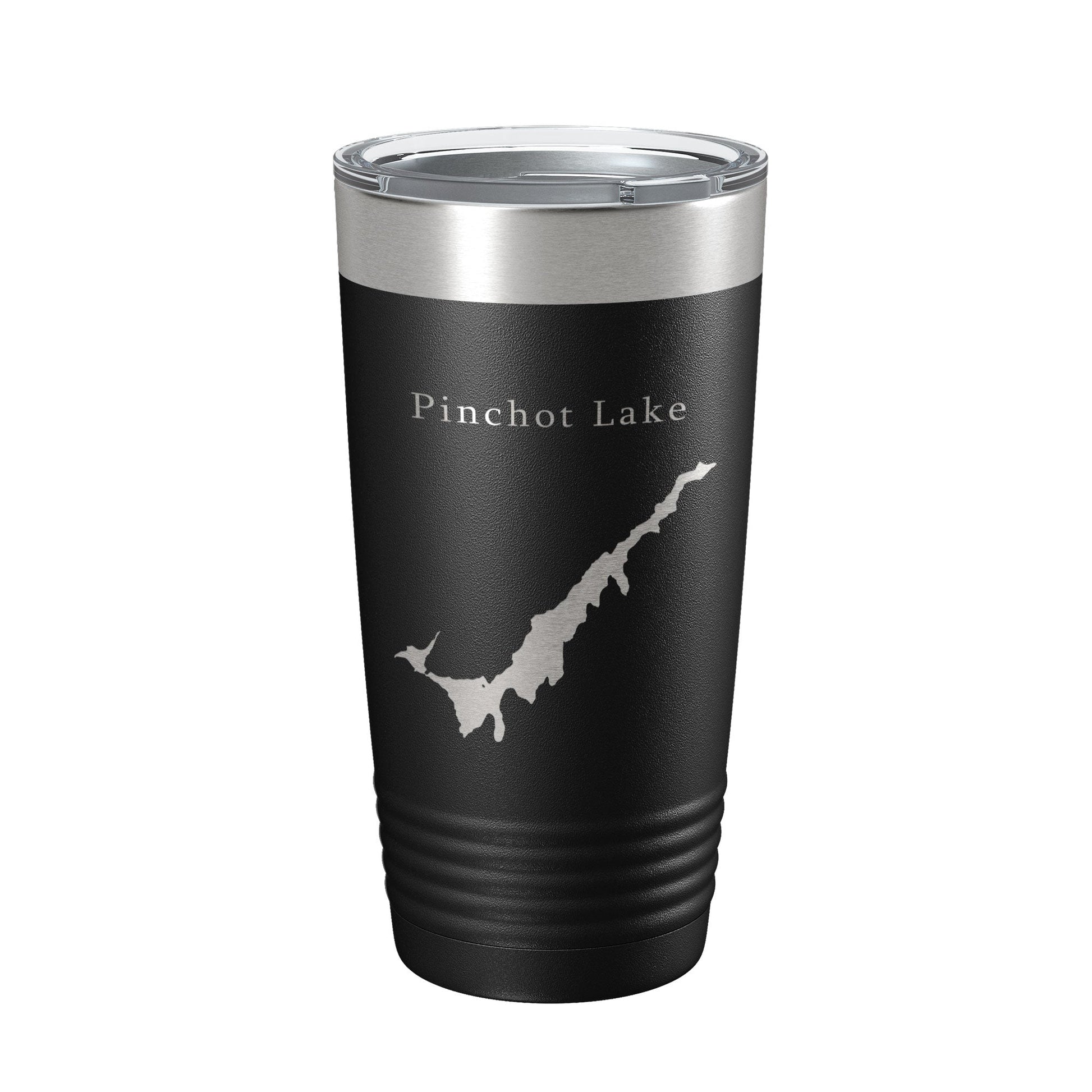 Pinchot Lake Map Tumbler Travel Mug Insulated Laser Engraved Coffee Cup Pennsylvania 20 oz-5