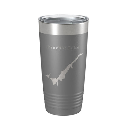 Pinchot Lake Map Tumbler Travel Mug Insulated Laser Engraved Coffee Cup Pennsylvania 20 oz-16