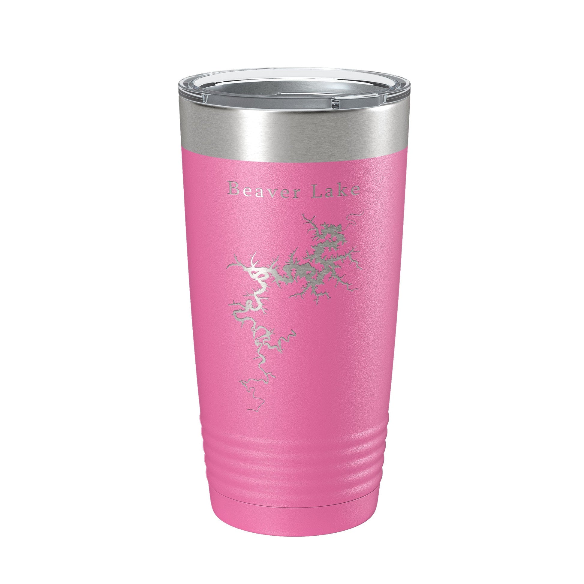 Beaver Lake Map Tumbler Travel Mug Insulated Laser Engraved Coffee Cup Arkansas 20 oz-11