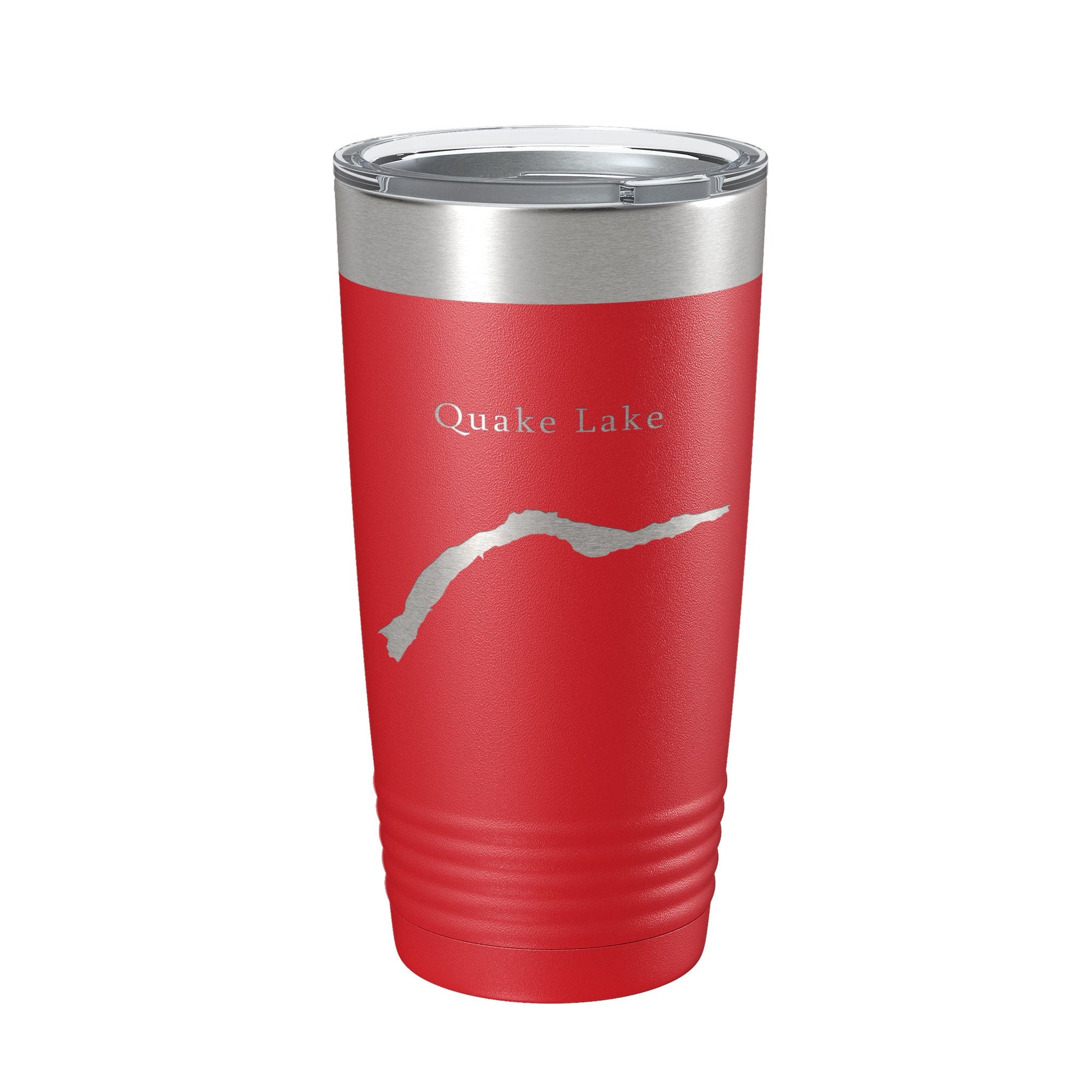 Quake Lake Earthquake Map Tumbler Travel Mug Insulated Laser Engraved Coffee Cup Montana 20 oz-10