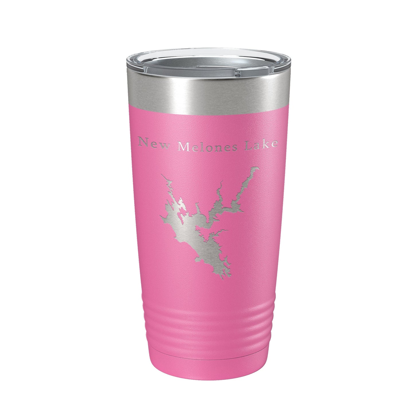 New Melones Lake Map Tumbler Travel Mug Insulated Laser Engraved Coffee Cup California 20 oz-11