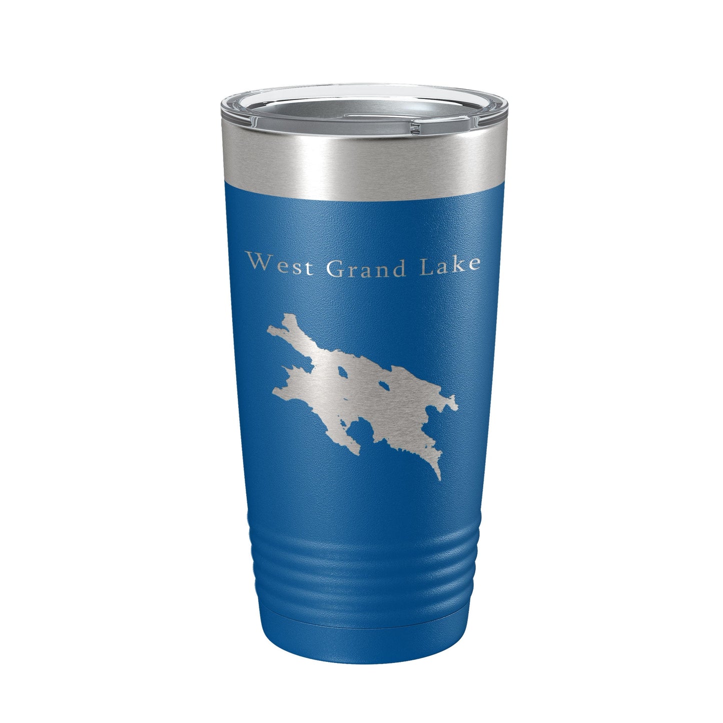 West Grand Lake Map Tumbler Travel Mug Insulated Laser Engraved Coffee Cup Maine 20 oz-6