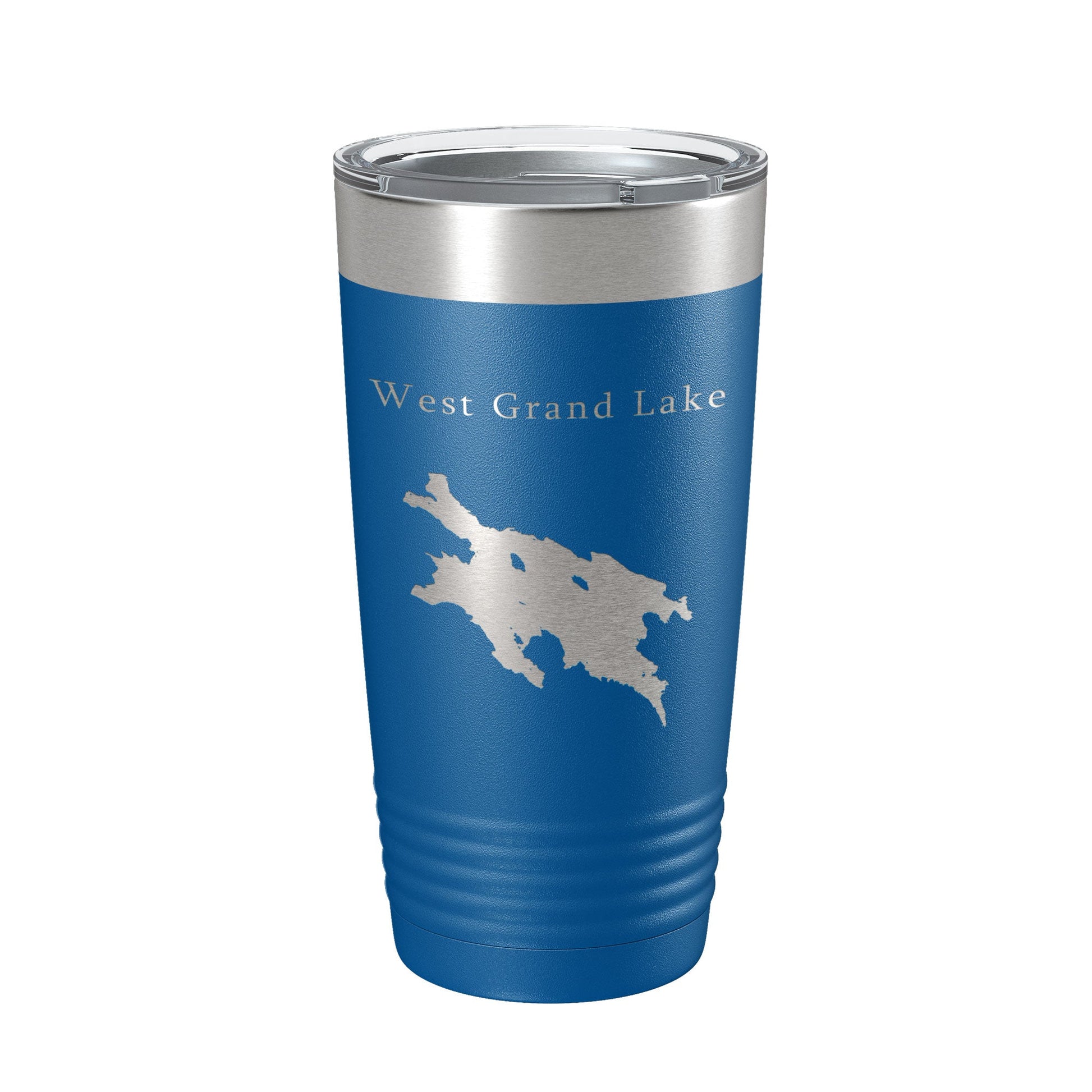 West Grand Lake Map Tumbler Travel Mug Insulated Laser Engraved Coffee Cup Maine 20 oz-6