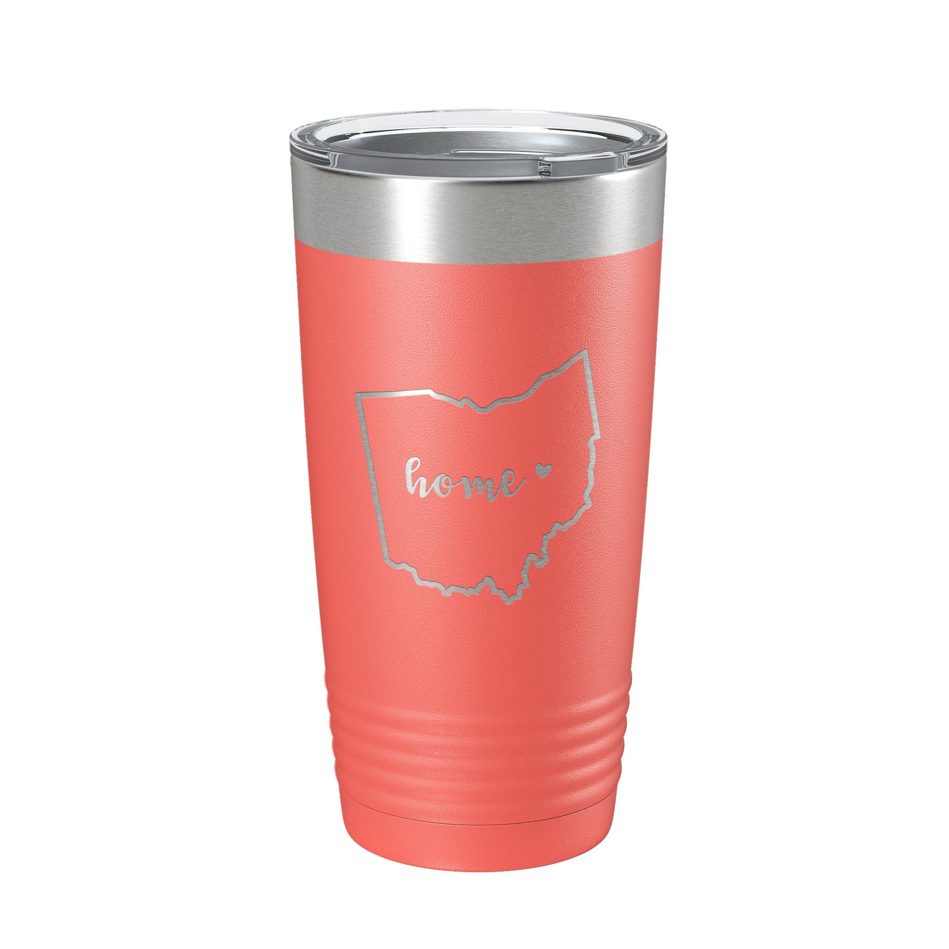 Ohio Tumbler Home State Travel Mug Insulated Laser Engraved Map Coffee Cup 20 oz-20
